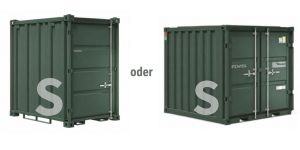 Lagercontainer oder Bürocontainer - in Lebring bei Graz in der Nähe der Autobahn. Günstig und Komplett neu lager-feld s container 4